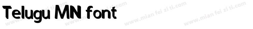 Telugu MN font字体转换